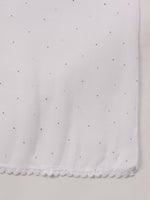Load image into Gallery viewer, white chiffon dupatta with silver mukaish dupatta - Rakhi Apparels