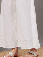 Load image into Gallery viewer, Black cotton kurta with chikankari