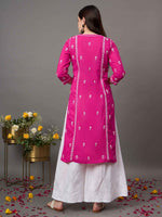 Load image into Gallery viewer, DARK PINK KURTA