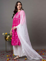 Load image into Gallery viewer, DARK PINK KURTA