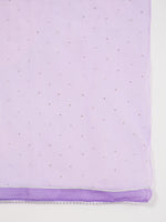 Load image into Gallery viewer, Mauve Chanderi Chikankari Kurta with Silk Organza Dupatta