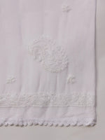 Load image into Gallery viewer, Pink mul cotton kurta with chikankari - Rakhi Apparels
