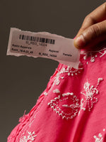 Load image into Gallery viewer, Pink mul cotton kurta with chikankari - Rakhi Apparels
