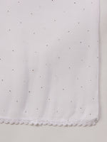 Load image into Gallery viewer, white chiffon dupatta with silver mukaish dupatta - Rakhi Apparels
