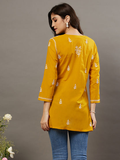 Mustard Cotton Top