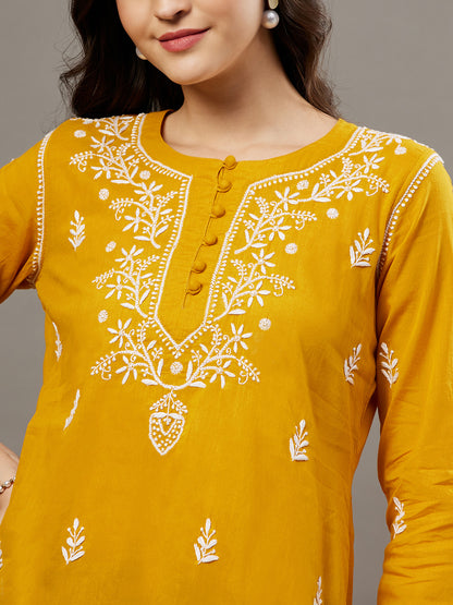 Mustard Cotton Top