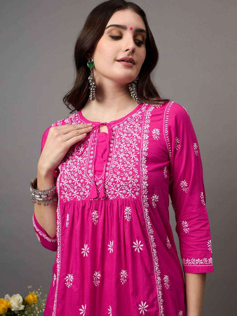 DARK PINK KURTA