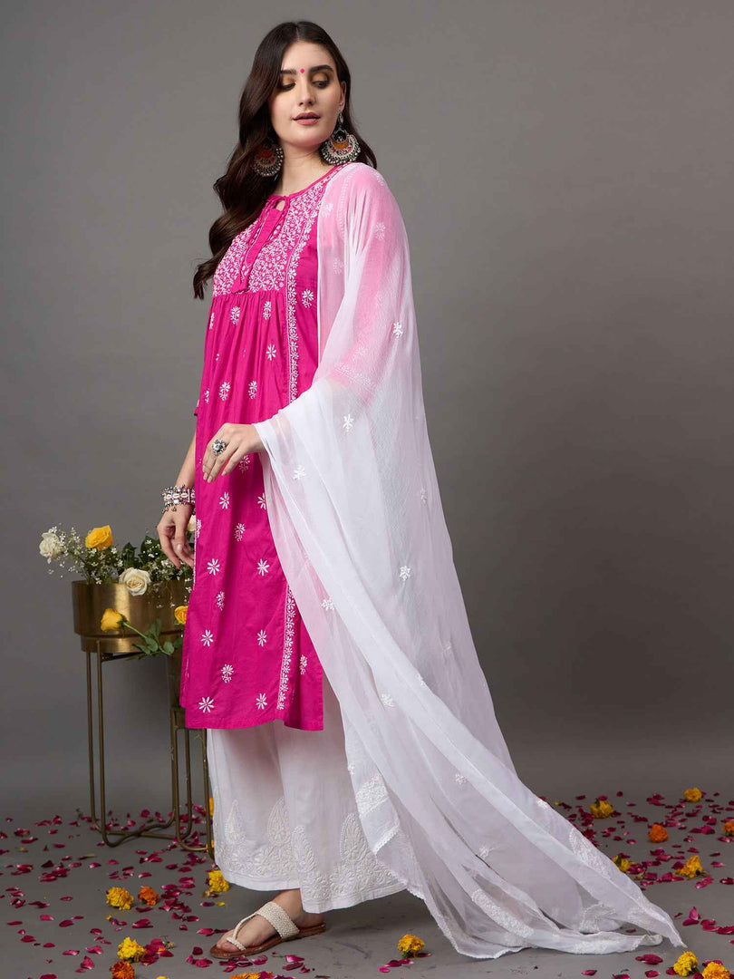 DARK PINK KURTA