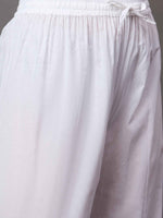 Load image into Gallery viewer, White Cotton Chikankari Palazzo