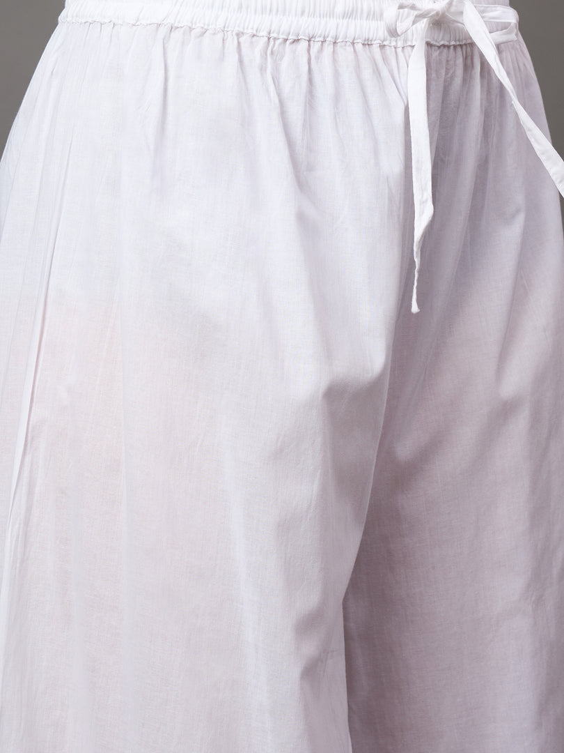 Sky Blue chikankari Embroidered Kurta