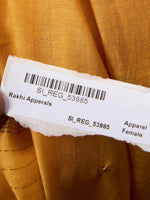 Load image into Gallery viewer, mustard chikankari  and mukaish work chanderi kurta with slip and dupatta set of 2
