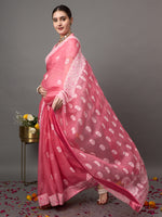 Load image into Gallery viewer, Silk organza saree with chiknakri - Rakhi Apparels
