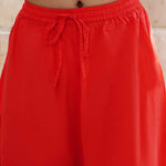 Load image into Gallery viewer, Carrot color kurt with back ties with shrarara set of 2
